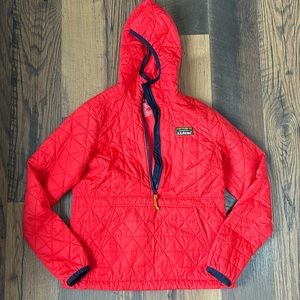 EUC L.L.Bean 1/4 zip jacket
